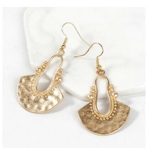 New 18k gold plated Gypsy tribal earrings